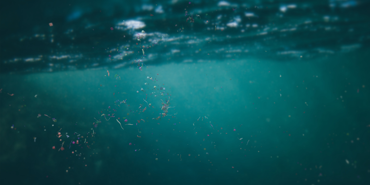 Microplastics in water. (Getty Images)